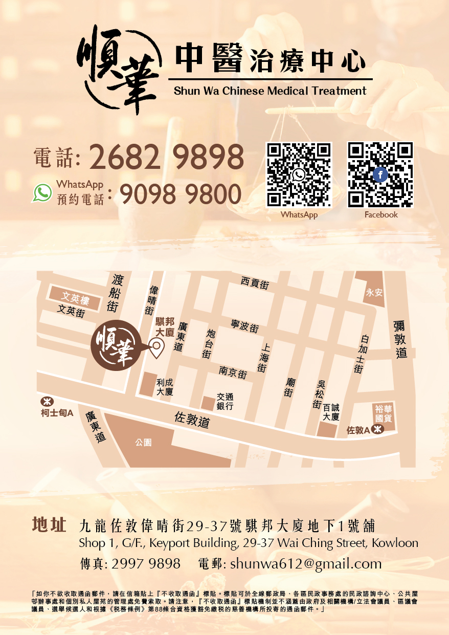中醫五官科: 順華中醫治療中心